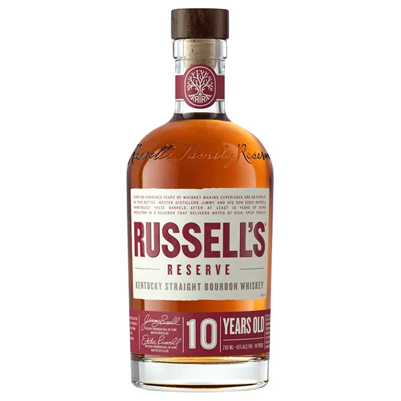 Russells Reserve 10 Year Bourbon Whiskey 750ml