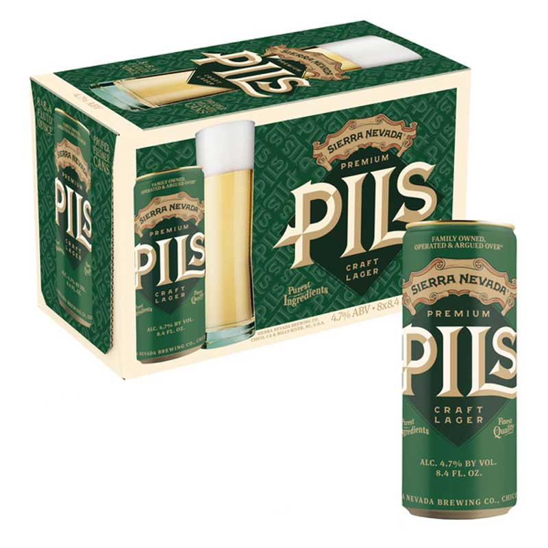 Sierra Nevada Pils 8pk 8.4oz/Cans