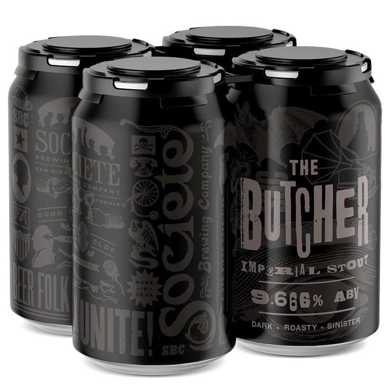 Societe The Butcher Imperial Stout 4pk 12oz/Cans