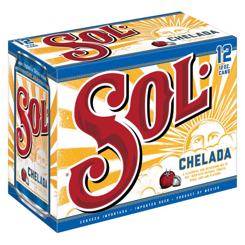Sol Chelada 12pk 12oz/Cans