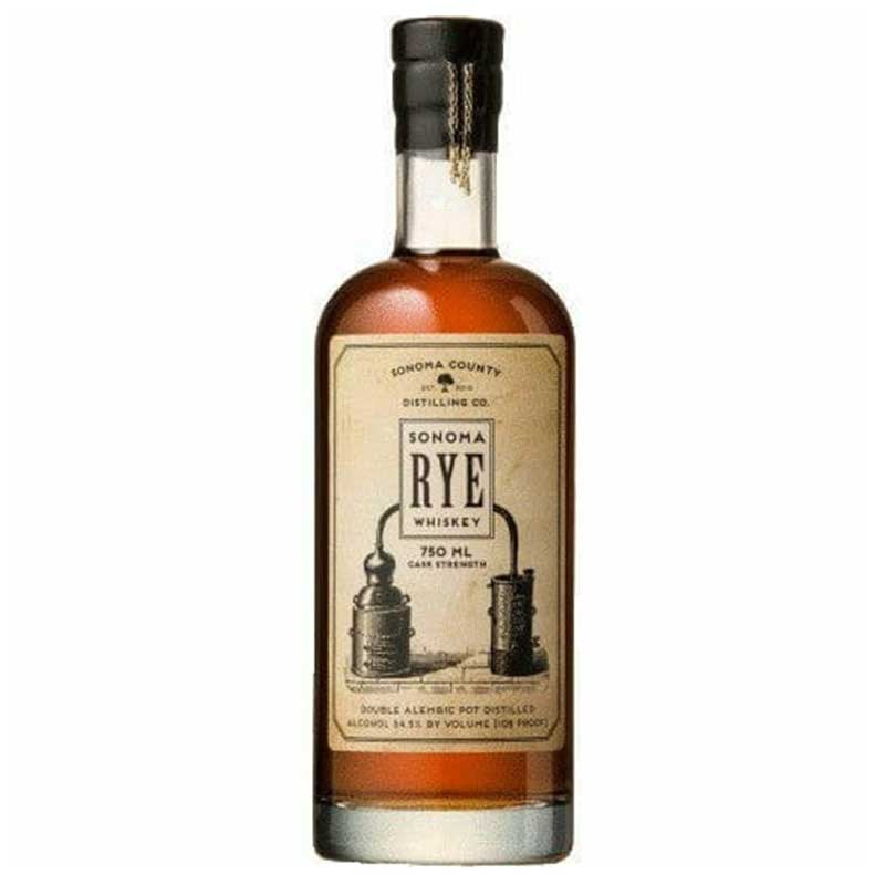 Sonoma County Cask Strength Rye Whiskey 750ml