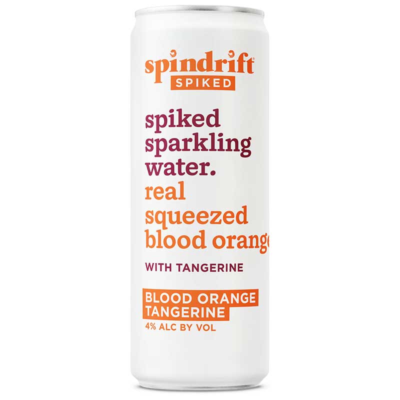 Spindrift Spiked Blood Orange Tangerine Spiked Sparkling Water 19.2oz