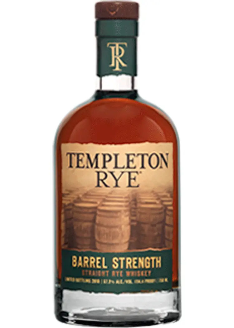 Templeton Barrel Strength Rye Whiskey 750ml