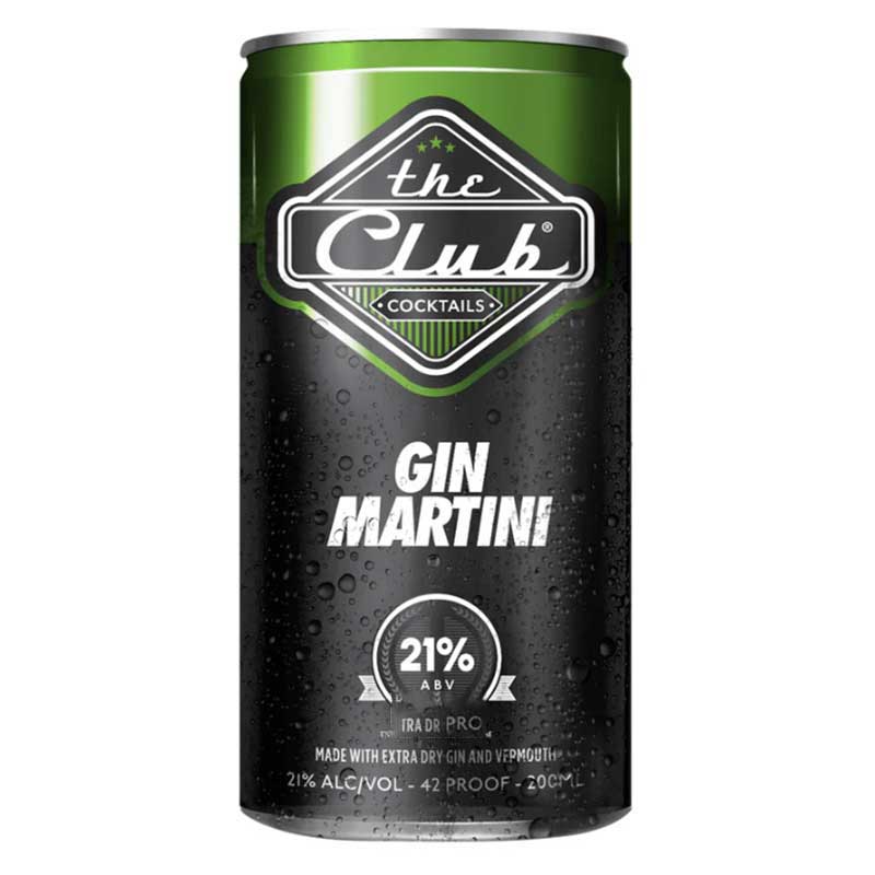 The Club Gin Martini Cocktail 200ml