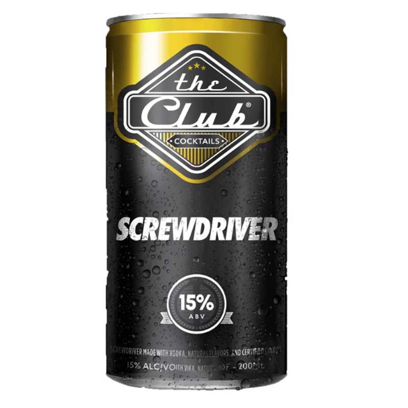 The Club Screwdriver Cocktail 200ml
