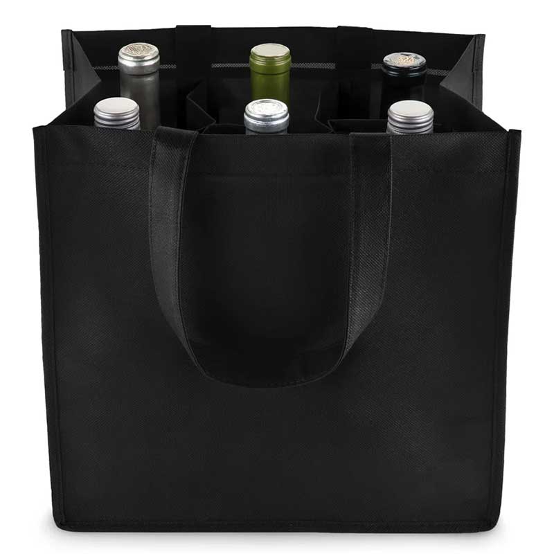 True Black Bag Wine Non Woven Tote In (2979) - Image 3
