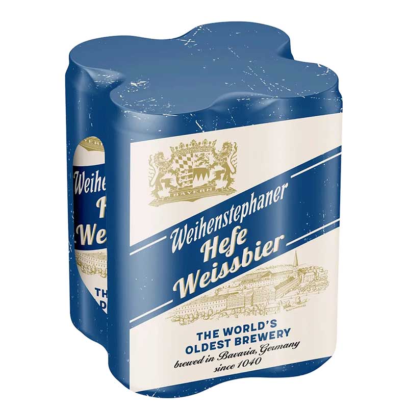 Weihenstephaner Hefe Weissbier 4pk 16.9oz/Cans