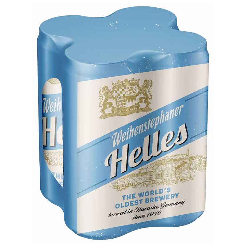 Weihenstephaner Helles 4pk 16.9oz/Cans