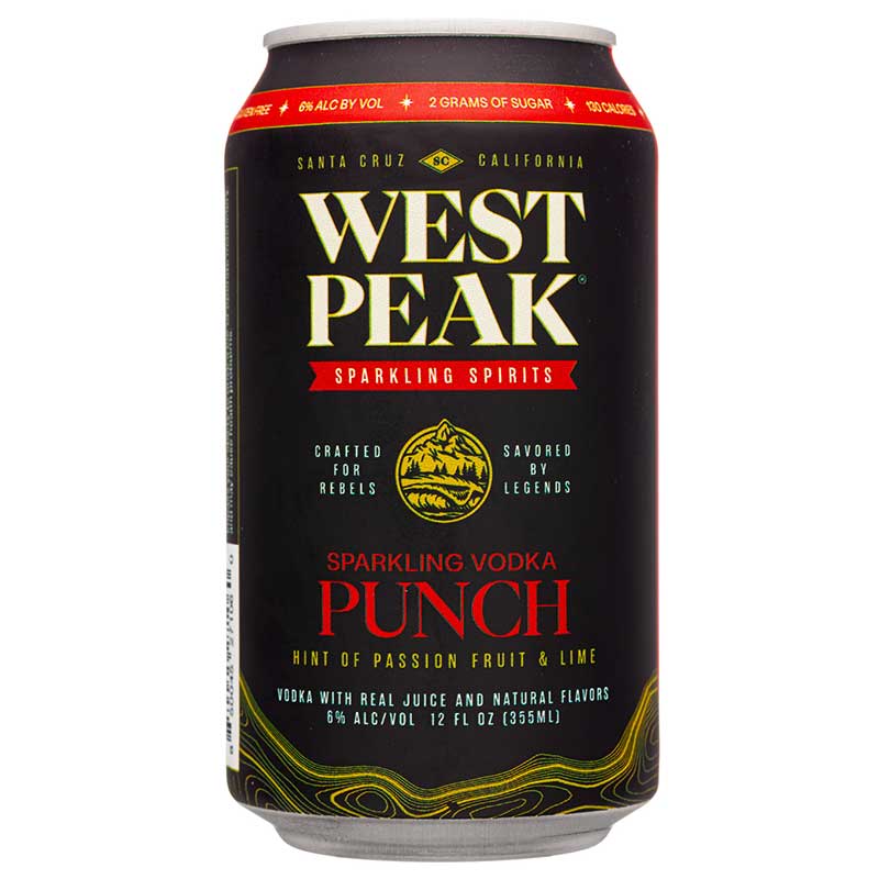 West Peak Sparkling Vodka Punch 4pk 12oz/Cans