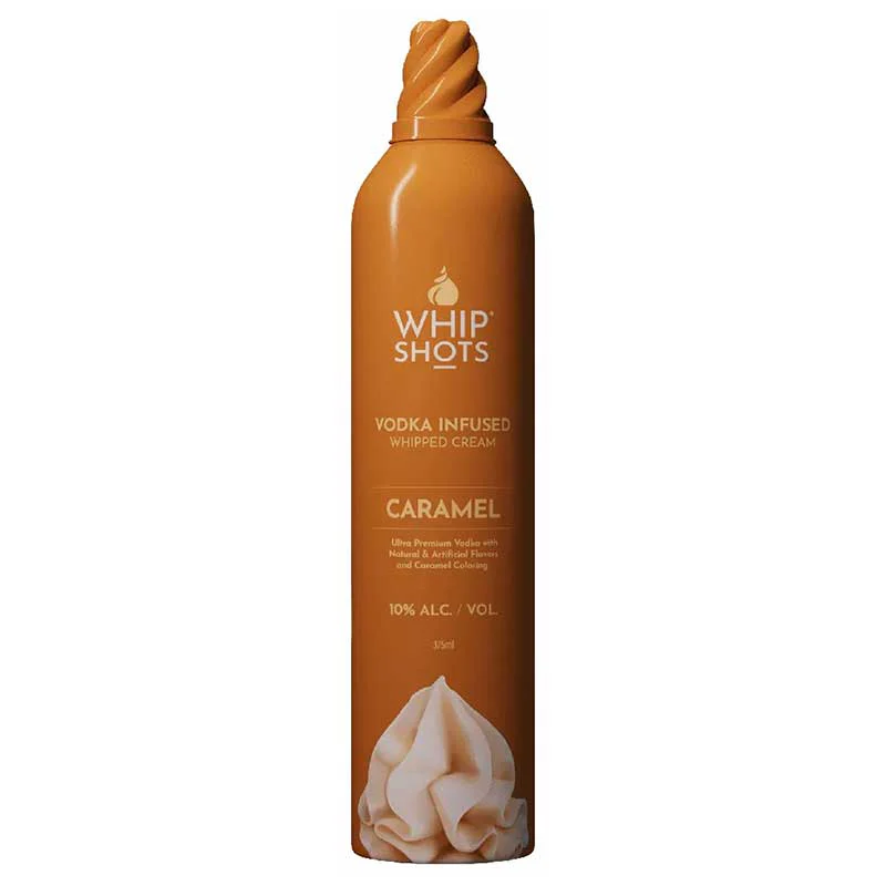 WhipShots Caramel Vodka Infused Whipped Cream 375ml