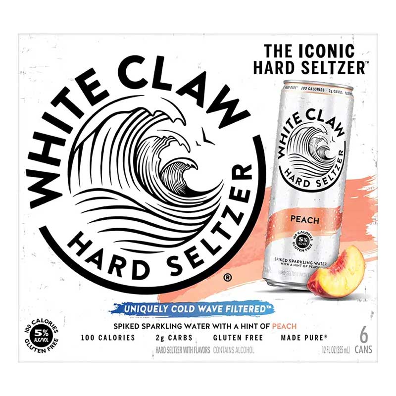 White Claw Peach 6pk