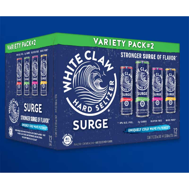 White Claw Surge Variety Pack No2 Hard Seltzer 12pk 12oz/Cans